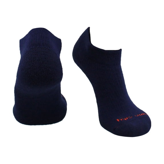 TCK Reacs Quarter Crew Socks (Navy, Large)