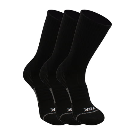 TCK Repreve Crew Socks (3 pack) - Black