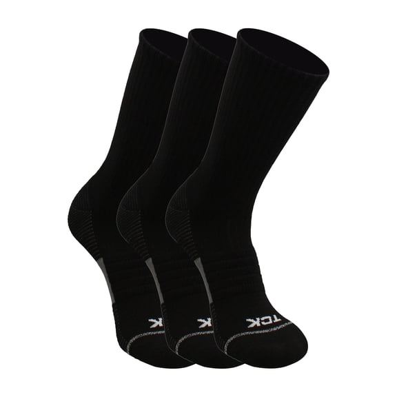 TCK Repreve Crew Socks (3 pack) - Black