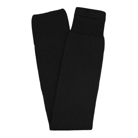 Solid Color Hockey Socks (Black, Adult 28"-30")
