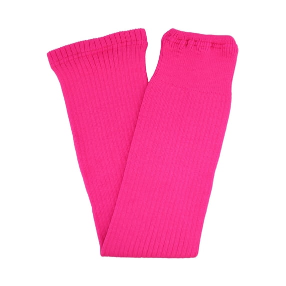 TCK Rib Knit Hockey Sock - Hot Pink