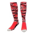 thumbnail image 1 of TCK Sports Elite Performance Over The Calf Camo Socks (Red Camo, Medium), 1 of 2