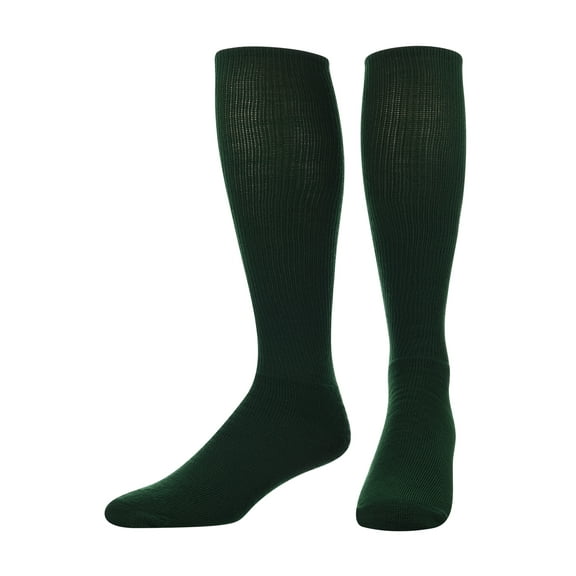 TCK TS All Sport Polyester Baseball Football Soccer Volleyball Tube Sock (Dark Green, Medium)
