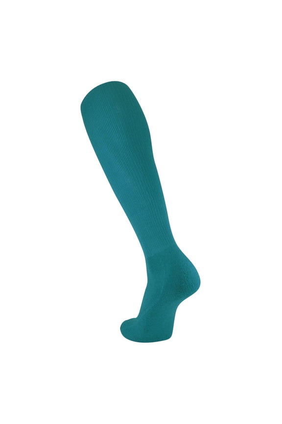 TS All Sport Polyester Baseball Football Soccer Volleyball Tube Sock (Teal, Medium)
