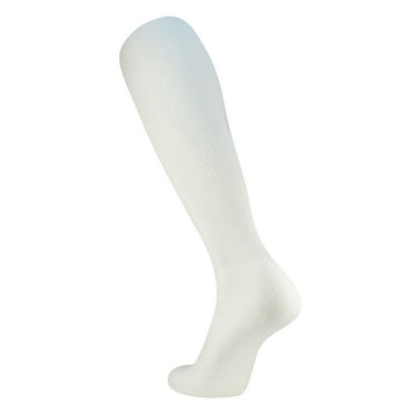 TCK TS All Sport Polyester Baseball Football Soccer Volleyball Tube Sock (White, S)