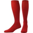 thumbnail image 1 of TCK All Sport Polyester Knee High Tube Socks - Scarlet, 1 of 2