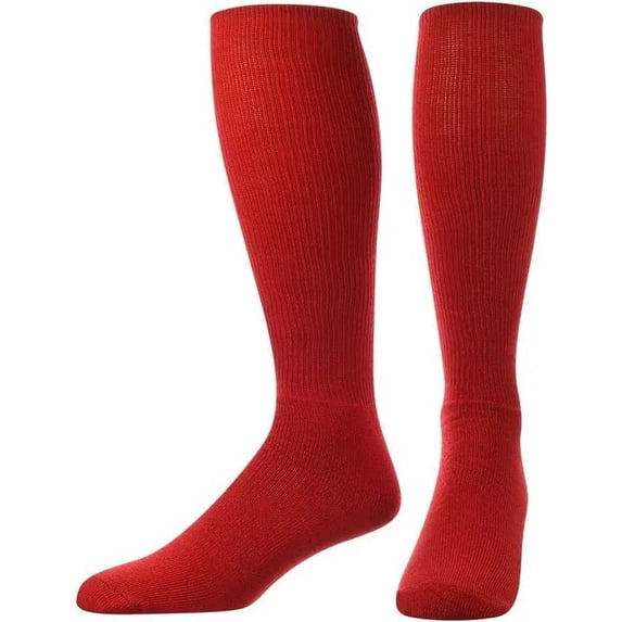 TCK All Sport Polyester Knee High Tube Socks - Scarlet