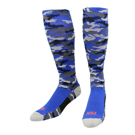 TCK Woodland Camo Knee High Socks - Royal Camo