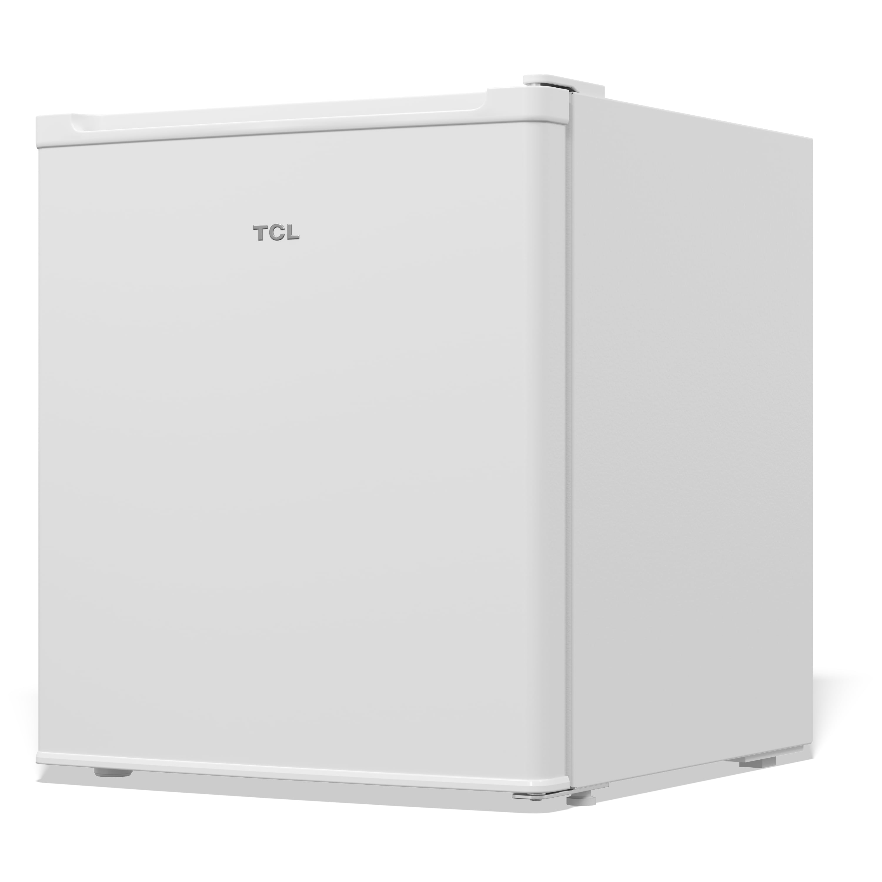 TCL 1.7 Cu ft Compact Refrigerator with Chiller (White) - Single Door Mini Fridge with Adjustable Thermostat, Reversible Door, Energy Star, Perfect for Dorm, Office, Game Room - TRM017S4AW