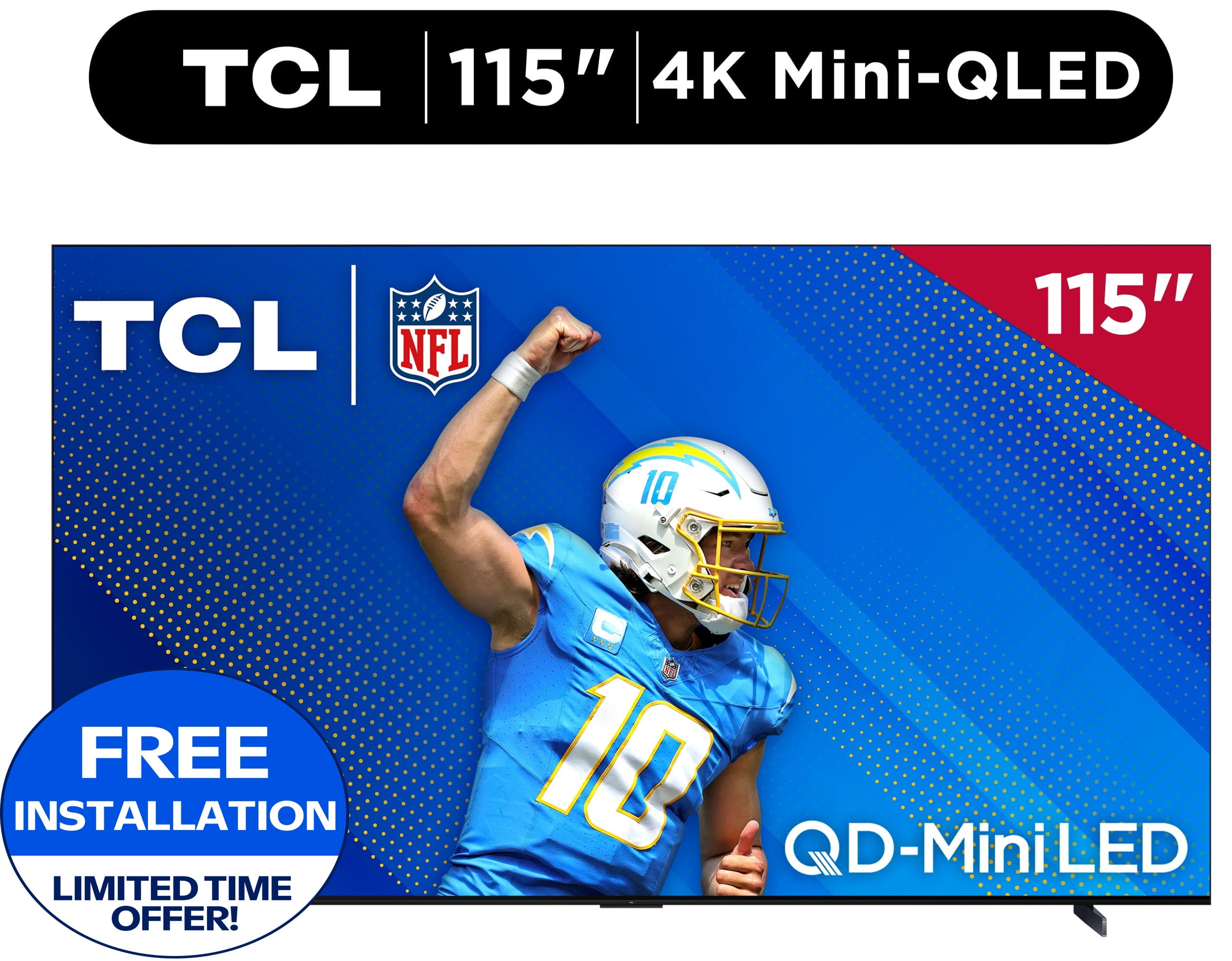 TCL 115 Class QM8 (115QM891G) 4K UHD HDR QD Mini-LED Smart TV with Google TV (NEW 2024)