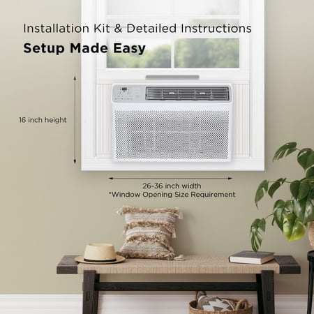 TCL - 700 Sq. Ft. 14,000 BTU Smart Window Air Conditioner - White