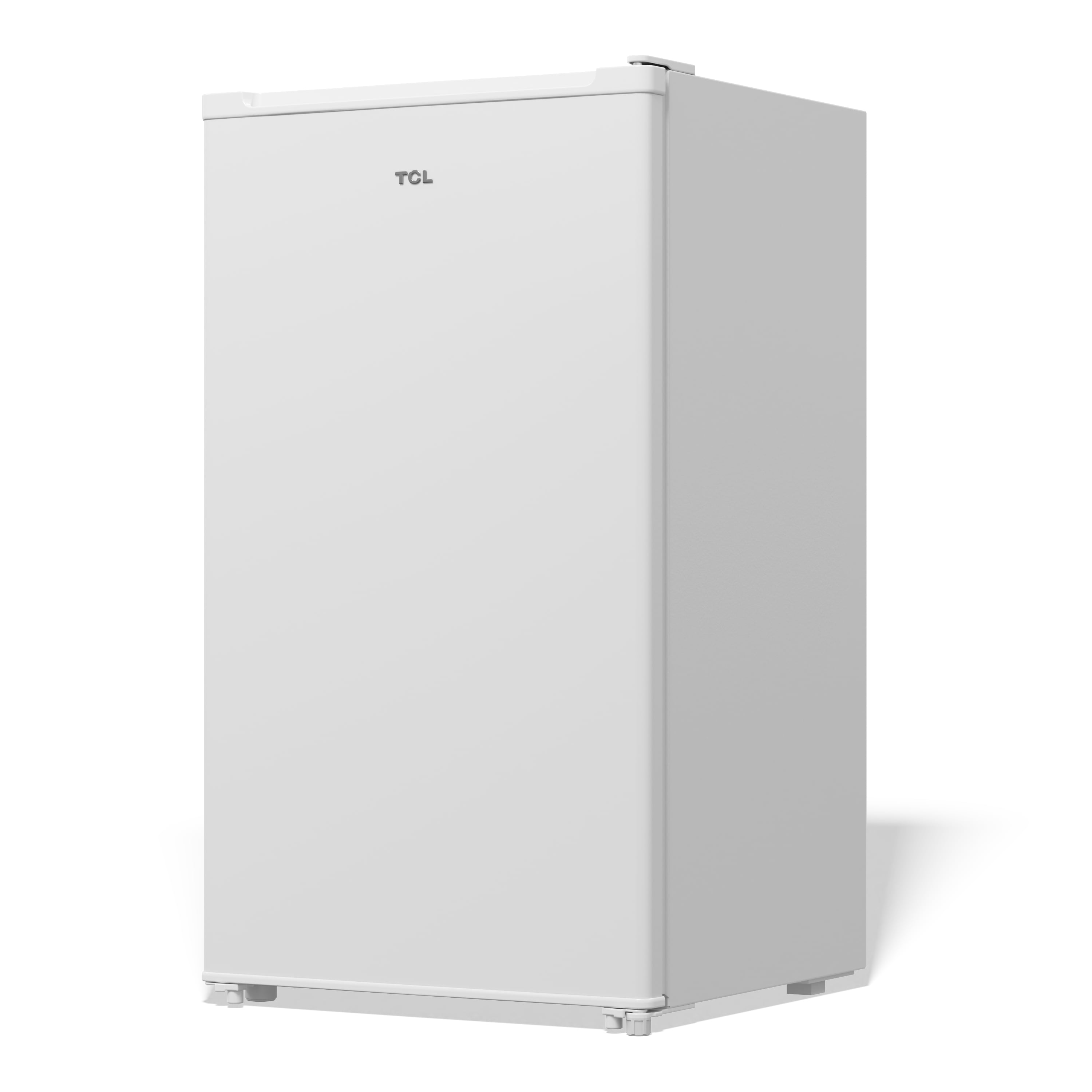 TCL 3.2 Cu ft Compact Refrigerator with Chiller (White) - Single Door Mini Fridge with Adjustable Thermostat, Reversible Door, Interior Light, Energy Star - TRM032S4AW