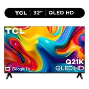 TCL 32 Q21K Series NEW 2025 720P HD QLED Smart TV with Google TV   32Q21K