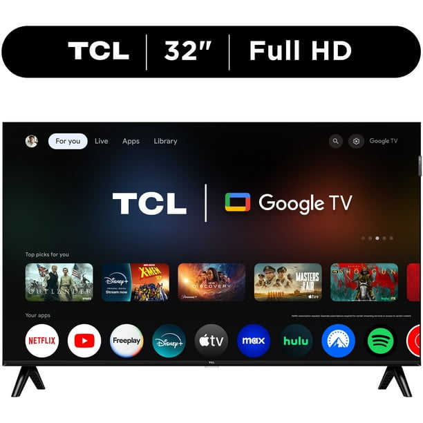 TCL 32 QLED Smart TV with Google TV for Office Use - Walmart