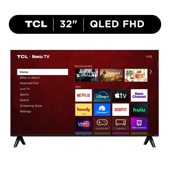 TCL 32 Class Q32L Series 1080P FHD QLED Smart Roku TV (New 2026) - High Brightness LED Backlight, Motion Rate 120, Dual-Band Wi-Fi, Free Live TV - 32Q32L
