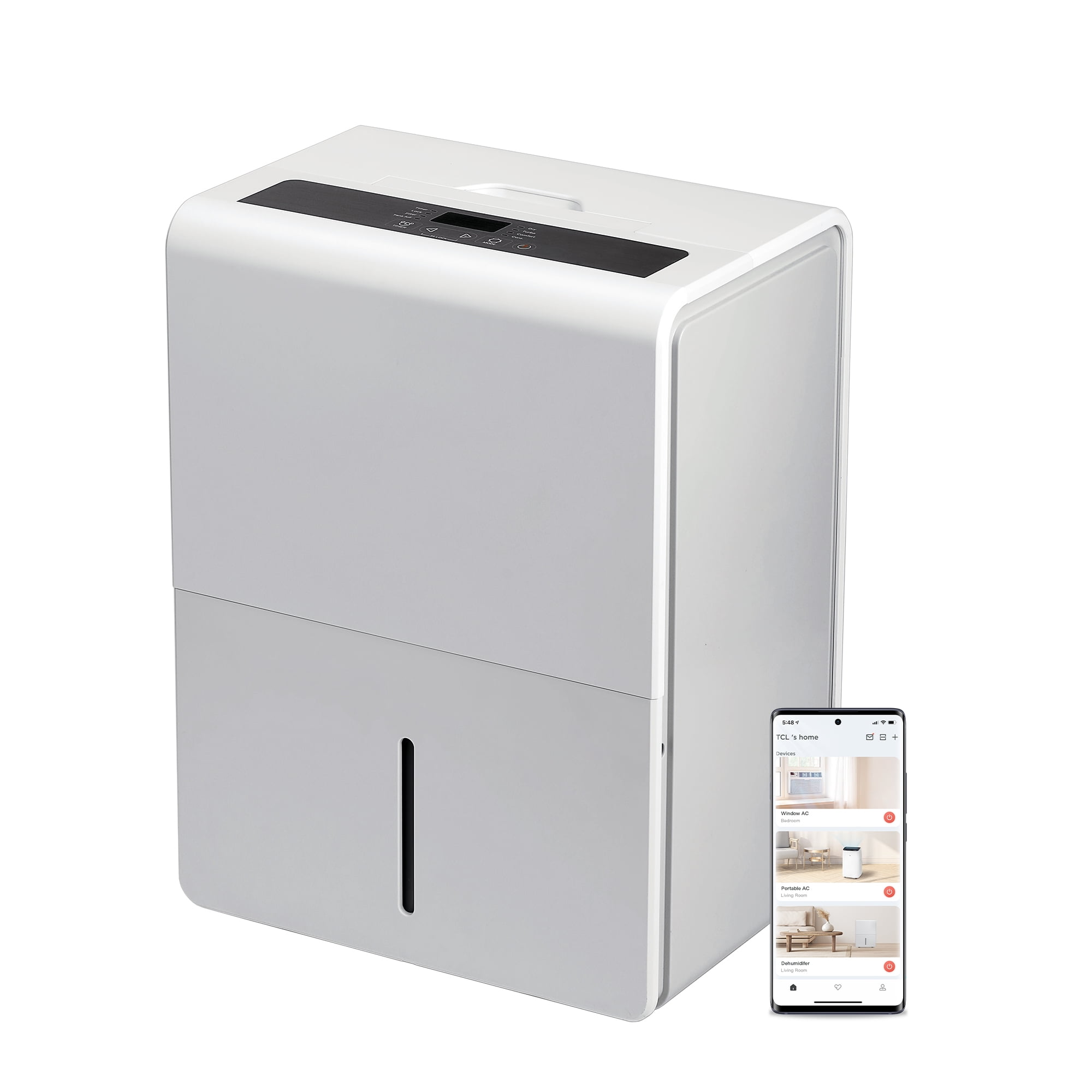 TCL 35 Pint Smart Dehumidifier, 3,500 sq. ft., White, W35D92 Sansujyuku sansujyuku.com