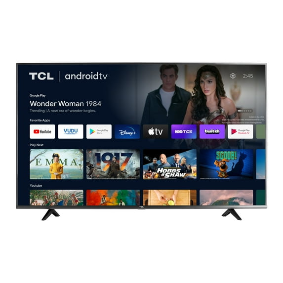 TCL 43" Class 4-Series 4K UHD HDR LED Smart Android TV - 43S434