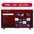 thumbnail image 1 of TCL 43" Class 4-Series 4K UHD HDR Smart Roku TV - 43S451, 1 of 21