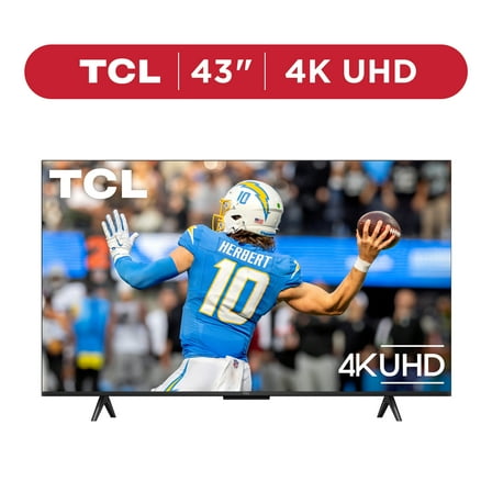 (Open Box) TCL 43” Class S5 (43S551G) 4K UHD HDR LED Smart TV with Google TV (NEW 2024)