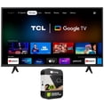 thumbnail image 1 of TCL 43S446 43 inch Class 4-Series 4K UHD HDR Smart Google TV 2022 Model Bundle with 2 YR CPS Enhanced Protection Pack, 1 of 9