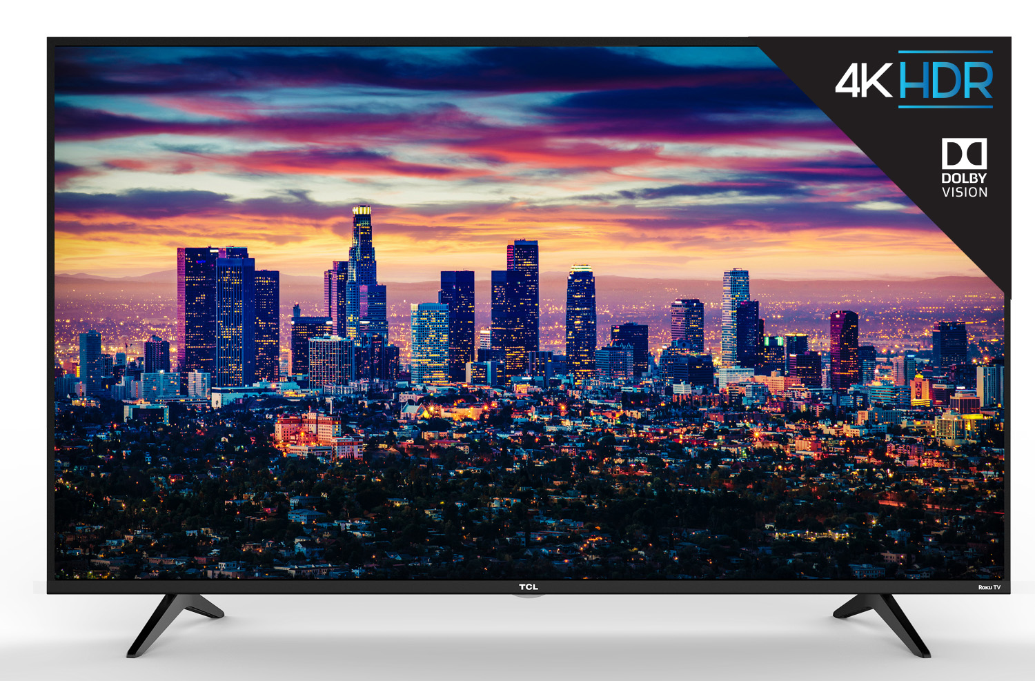 TCL 49" Class 4K Ultra HD (2160p) Dolby Vision HDR Roku Smart LED TV (49S517) - image 1 of 15