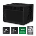 thumbnail image 1 of TCL 5,000 BTU Mechanical Window Air Conditioner (Black) - Two-in-One Cooling & Fan, 7 Temperature Settings, Dual Fan & Cooling Speeds, Compact Fit, Washable Filter, Cools up to 150 Sq ft - W5WM-B3, 1 of 17