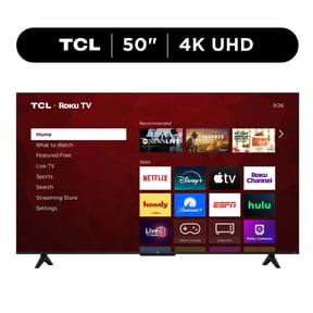 TCL 50 Class S55LR Series 4K HDR LED Smart Roku TV (New 2026) - High Brightness LED Backlight, Wide Color Gamut, Motion Rate 240, Auto Game Mode - 50S55LR