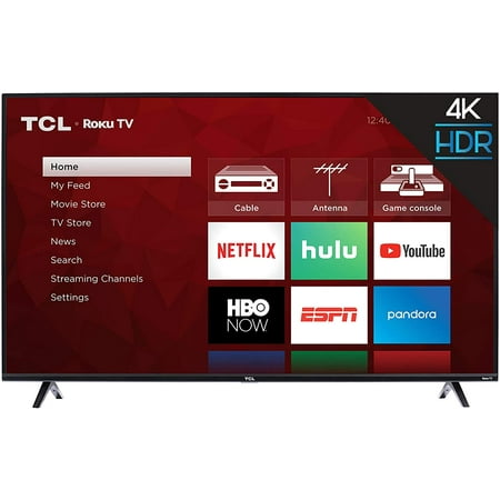 Restored TCL 4 Series LED 4K Ultra Smart Tv with Roku, 50 Inches (Refurbished)