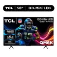 thumbnail image 1 of TCL 50" Class QM6K Series QD-Mini LED QLED 4K UHD HDR Smart Google TV (NEW 2025) - 144Hz, Dolby Atmos Onkyo Audio, Halo Control System - 50QM6K, 1 of 27
