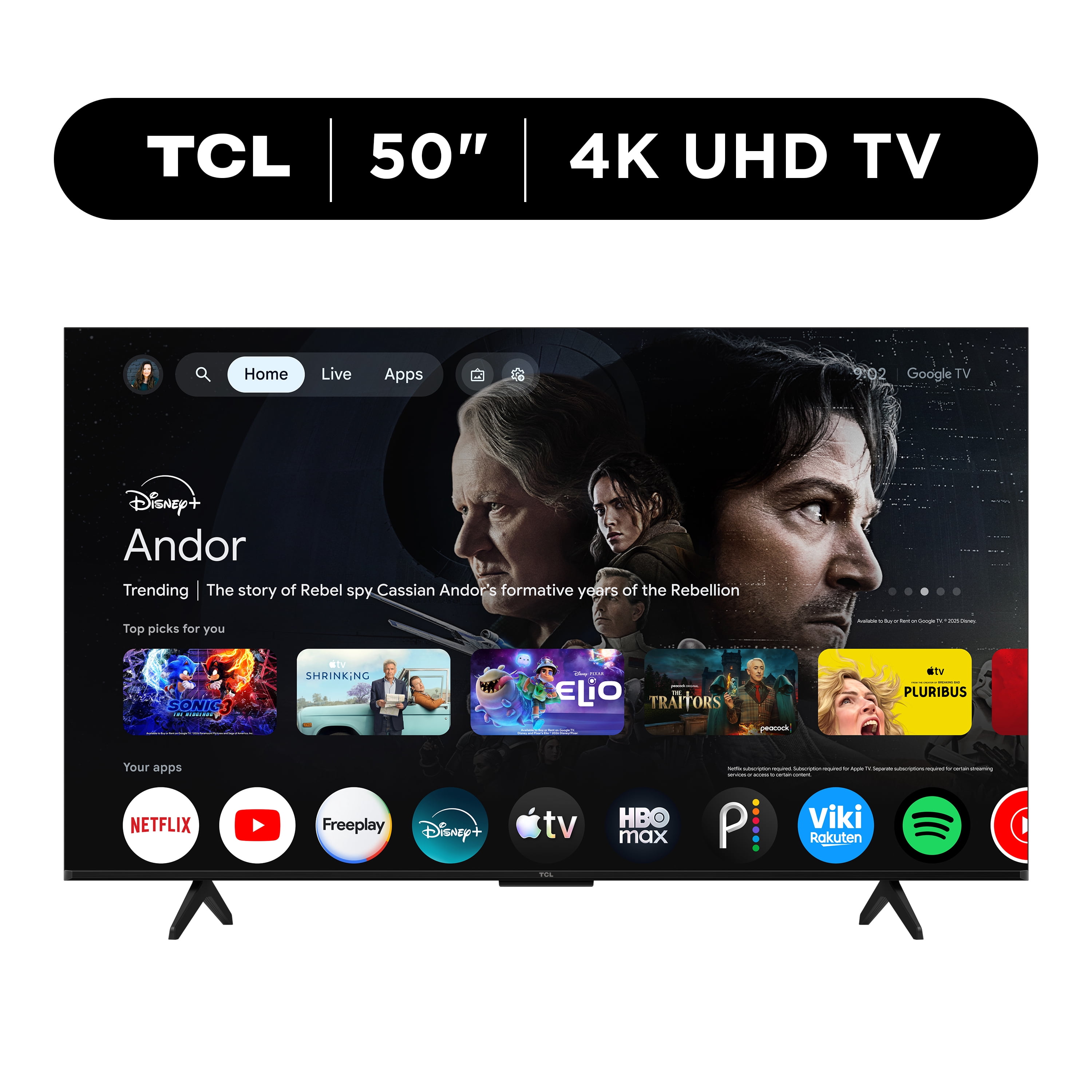 TCL 50 Inch TVs - 4K and Smart 50 Inch Television Deals - Walmart.com