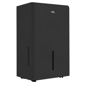 TCL 50 Pint Smart Dehumidifier with Pump (White) - Energy Star Certified, Portable, Humidity Control, Quiet Operation, Pump, Bucket and Continuous Drain, Ideal for Rooms up to 4,500 sq ft - W50D9P3-B
