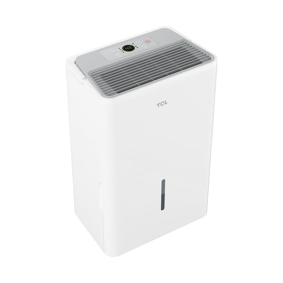 TCL 50 pt 4,500 sq ft Smart Dehumidifier White - Energy Star 2024, Works with Alexa/Google Assistant, with Pump