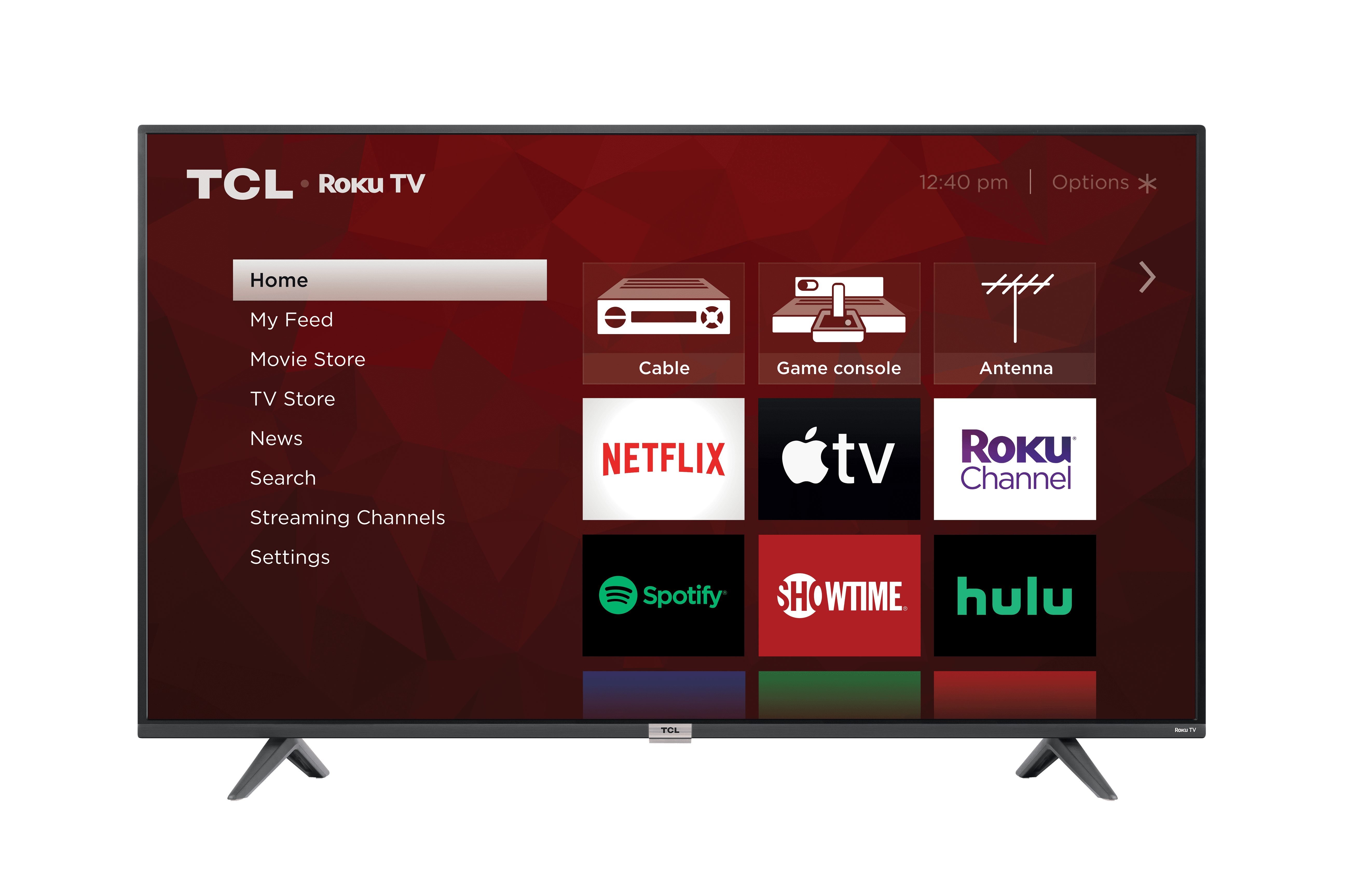 TCL 55 Class 4 Series 4K UHD HDR Roku Smart TV 55S435 Walmart
