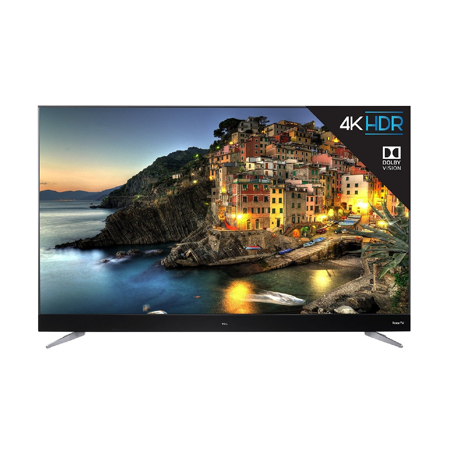 TCL 55" Class 4K (2160P) Dolby Vision HDR Roku Smart LED TV (55C807
