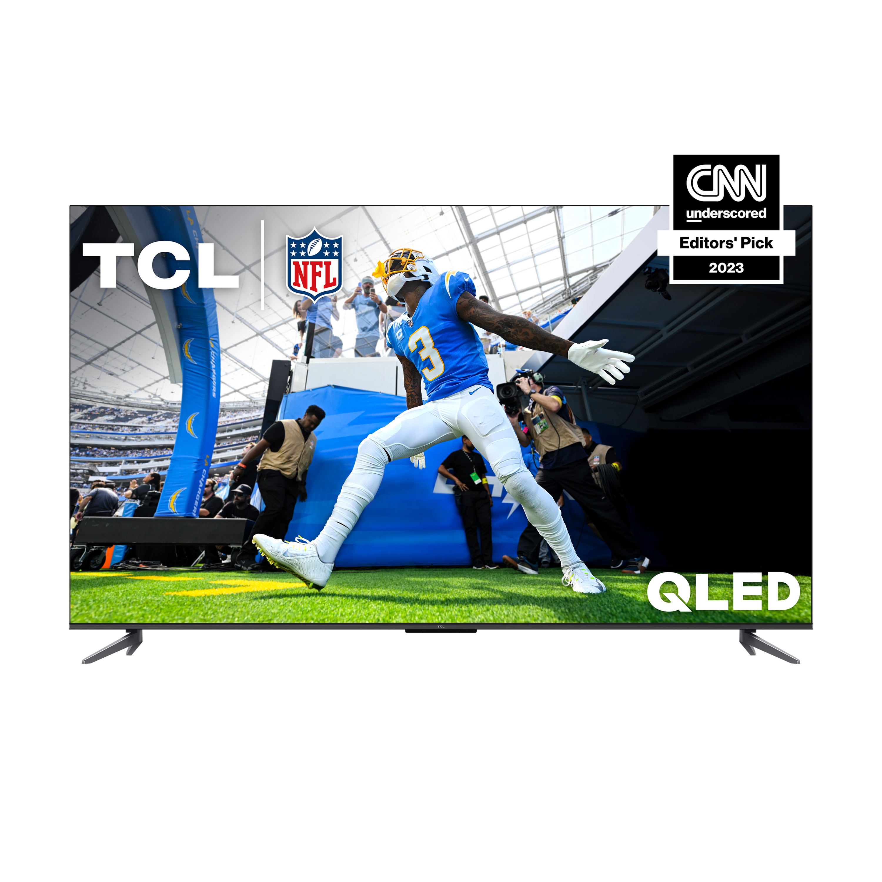 TCL 55” Class Q Class 4K QLED HDR Smart TV with Google TV, 55Q650G - image 1 of 17