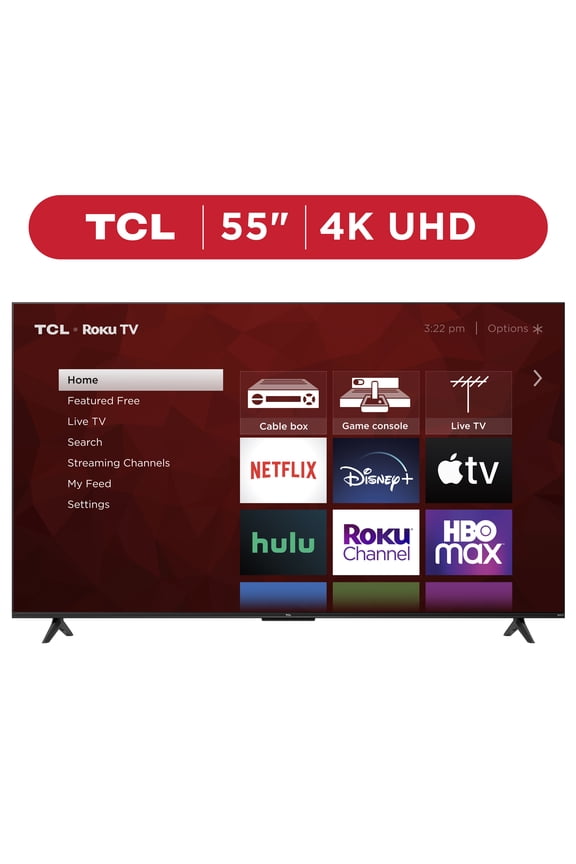 55 Class S4 Series 4K UHD HDR LED Smart Roku TV (Limited Edition) - 55S41BR