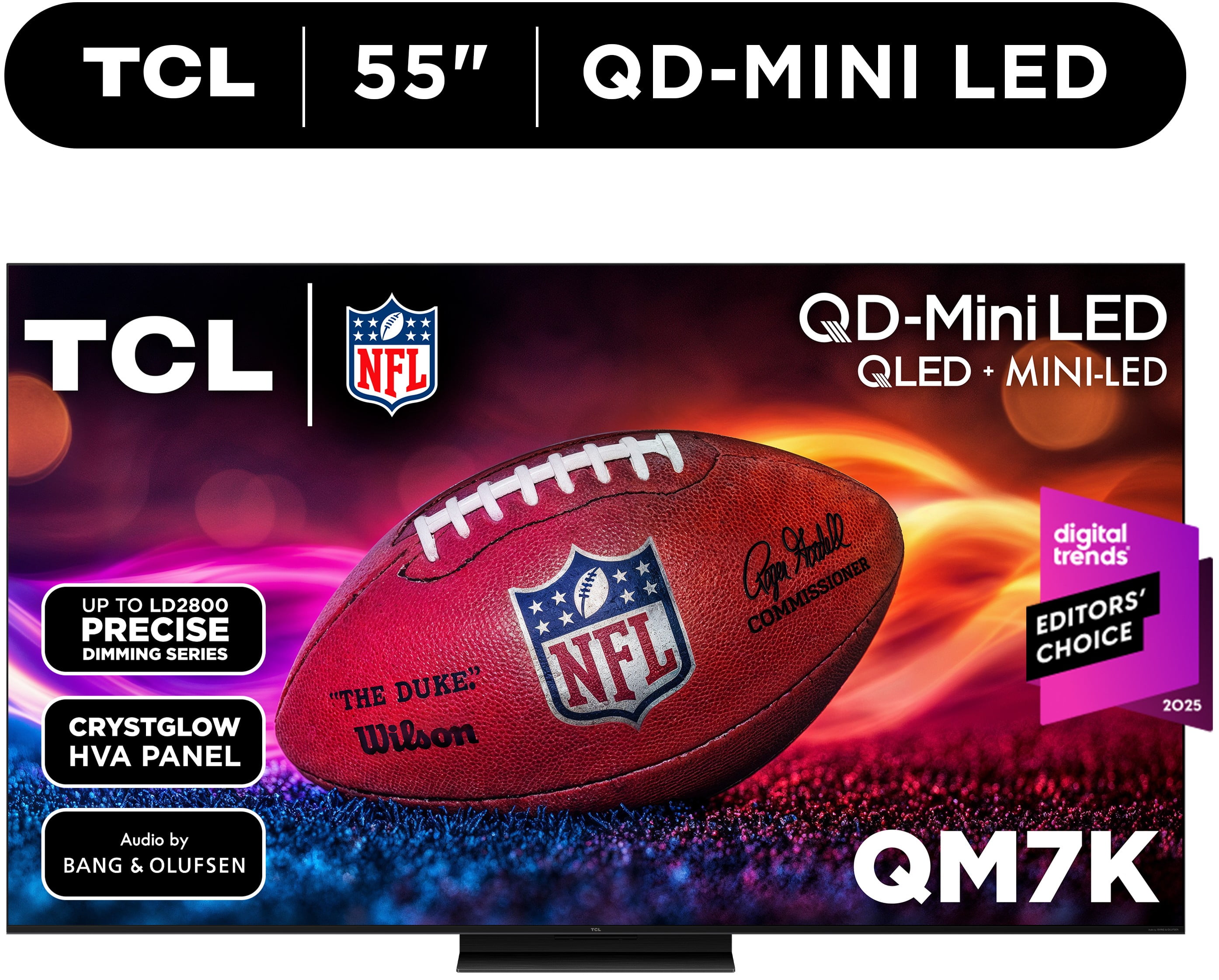 TCL 55" Q Series 4K UHD HDR QD-Mini LED Smart TV with Google TV 55QM7K