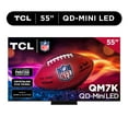 thumbnail image 1 of TCL 55" Q Series 4K UHD HDR QD-Mini LED Smart TV with Google TV – 55QM7K, 1 of 32