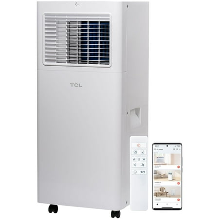 TCL - 250 Sq. Ft. Smart Portable Air Conditioner - White