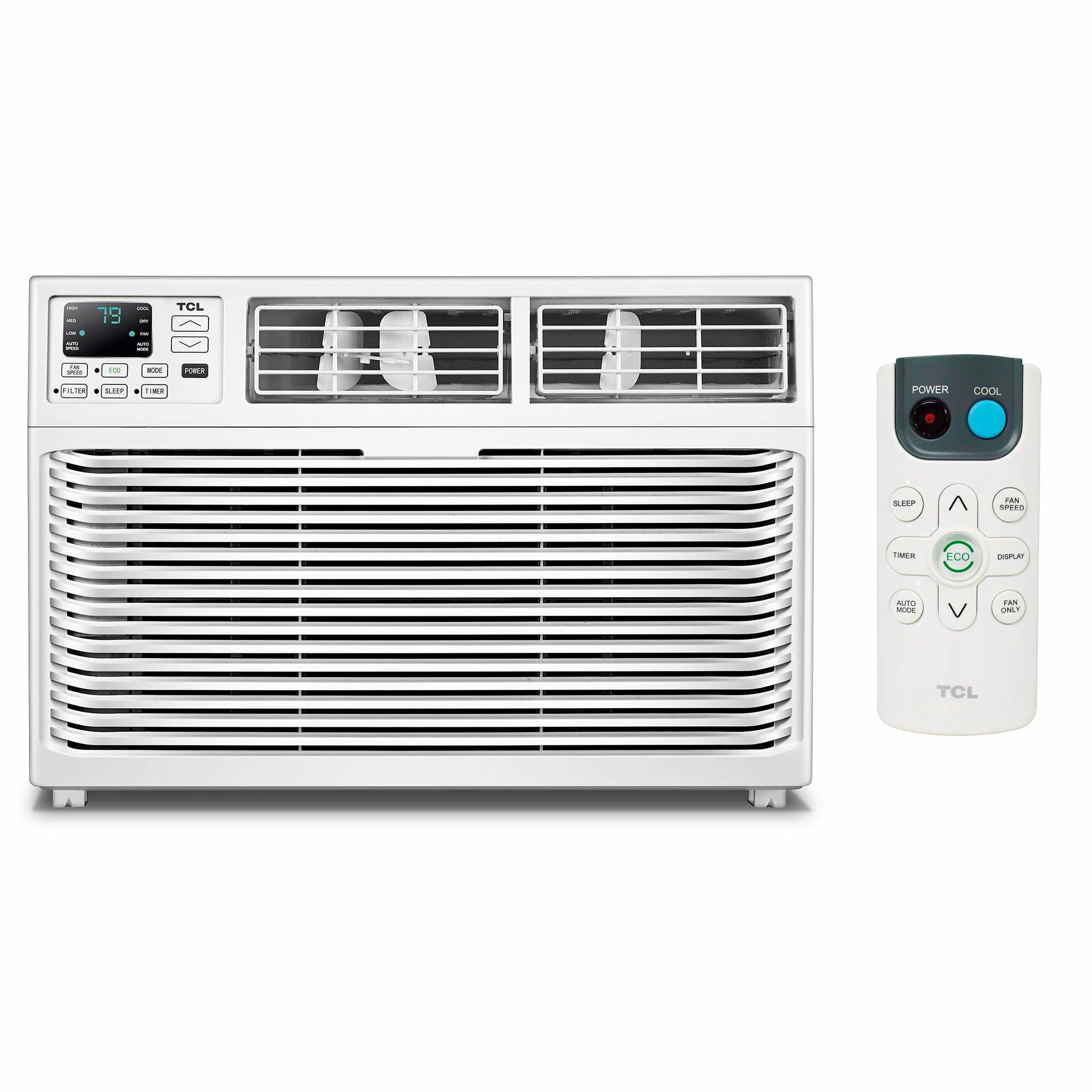 TCL 6,000 BTU White Window Air Conditioner with Remote