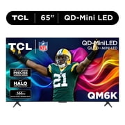 TCL 65" Class QM6K Series QD-Mini LED QLED 4K UHD HDR Smart Google TV NEW 2025 - 144Hz, Dolby Atmos Onkyo Audio, Halo Control System - 65QM6K