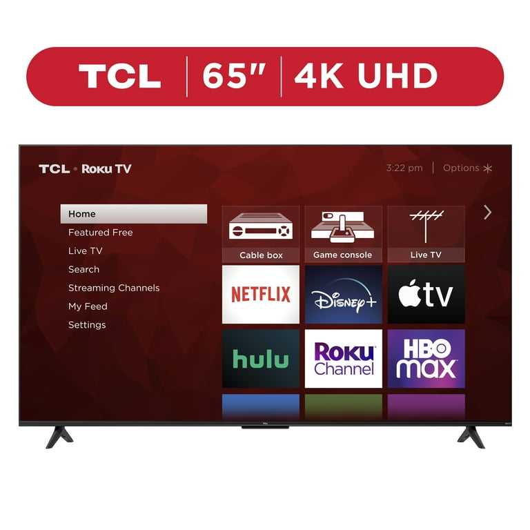 TCL 65 4K UHD HDR Smart Roku TV 4 Series with Enhanced Clarity and Detail 65S451 Walmart