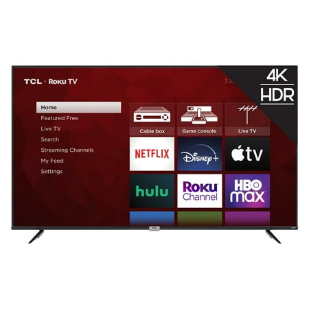TCL - 75” Class 4 Series 4K UHD Smart Roku TV