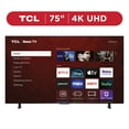 thumbnail interactive-video image 1 of TCL 75” Class S4 (75S451) 4K UHD HDR Smart TV with Roku TV, 1 of 24