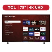 TCL 75” Class S4 (75S451) 4K UHD HDR Smart TV with Roku TV