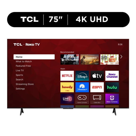 TCL 75" Class S4-Series 4K UHD HDR Smart Roku TV - 75S41R (New)
