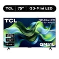 thumbnail image 1 of TCL 75" QM51L Series QD-Mini LED 4K QLED UHD HDR Smart Google TV (NEW 2026) - New Halo Control System, Local Dimming Pro, High Brightness Pro, TCL AIPQ Processor, Game Accelerator 144 - 75QM51L, 1 of 24