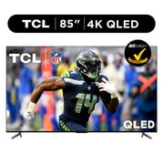 TCL 85” Class Q Class 4K QLED, 120Hz, Local Dimming, Dolby Vision HDR & Dolby Atmos, Up to 240Hz VRR Gaming, Smart TV with Google TV, including Built-in Google Assistant with Voice Remote, 85Q750G