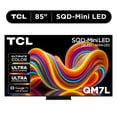 thumbnail image 1 of TCL 85” QM7L Series SQD-Mini LED QLED Smart Google TV (NEW 2026) - TCL Deep Color System with Super QLED, Up to LD2100 Precise Dimming Series, Up to HDR3000 Peak Nits, Bang & Olufsen Audio - 85QM7L, 1 of 25