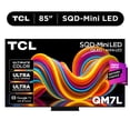 thumbnail image 1 of TCL 85” QM7L Series SQD-Mini LED QLED Smart Google TV with Gemini (New 2026) - Deep Color System with Super QLED, Up to 2100 Precise Dimming Zones, Up to 3000 Peak Nits, Bang & Olufsen Audio - 85QM7L, 1 of 28